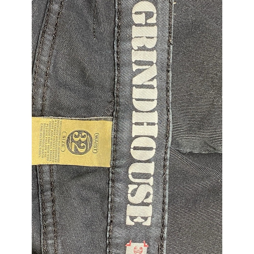 Grindhouse Men's Jeans Size 32/32 Street Wear Gorpcore Punk Tactical Pockets Y2K - Picture 13 of 16